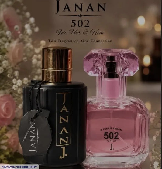 Premium Fragrance Combo | 502 Wasim Akram & Janan Gold J.