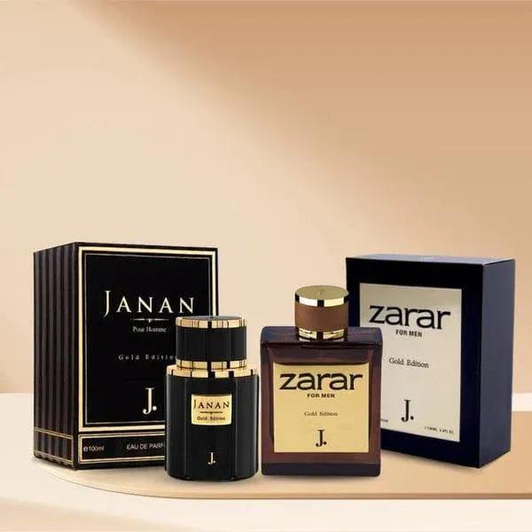 Janan & Zarar Gold Perfume Pack of 2 | Premium Long-Lasting Fragrance Set