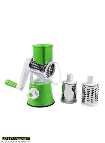 Premium Green Vegetable Cutter | Multi-Functional ABS Plastic Kitchen Chopper & Slicer