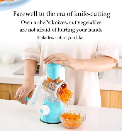 Premium Green Vegetable Cutter | Multi-Functional ABS Plastic Kitchen Chopper & Slicer